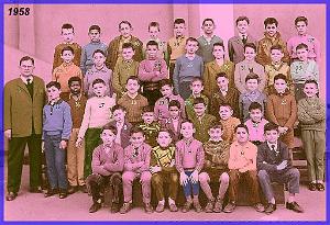 ECOLE JEAN MACE GARCONS 1958 CM2 M_ PETERS